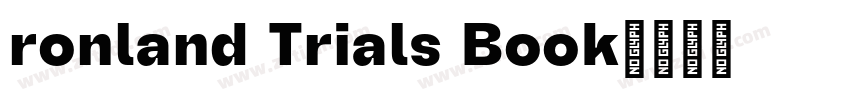 ronland Trials Book字体转换